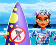 Tina surfer girl Soy Luna HTML5 játék